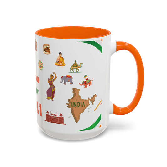 Coffee Mug - India Culture Pics - 15oz