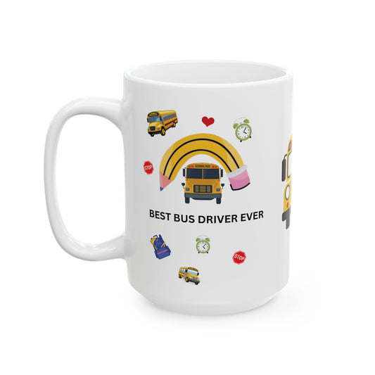 School Bus Themed Mug – Perfect Teacher Gift & Classroom Decor