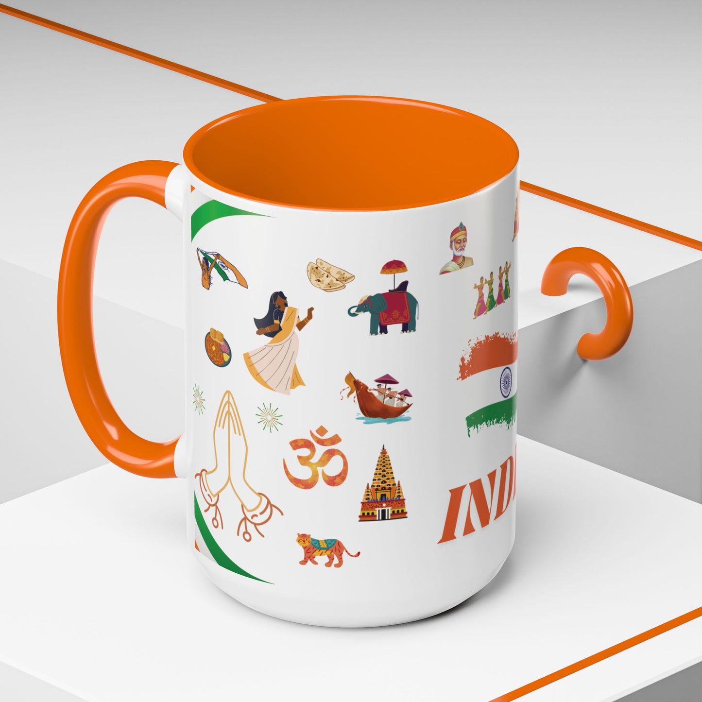 Coffee Mug - India Culture Pics - 15oz