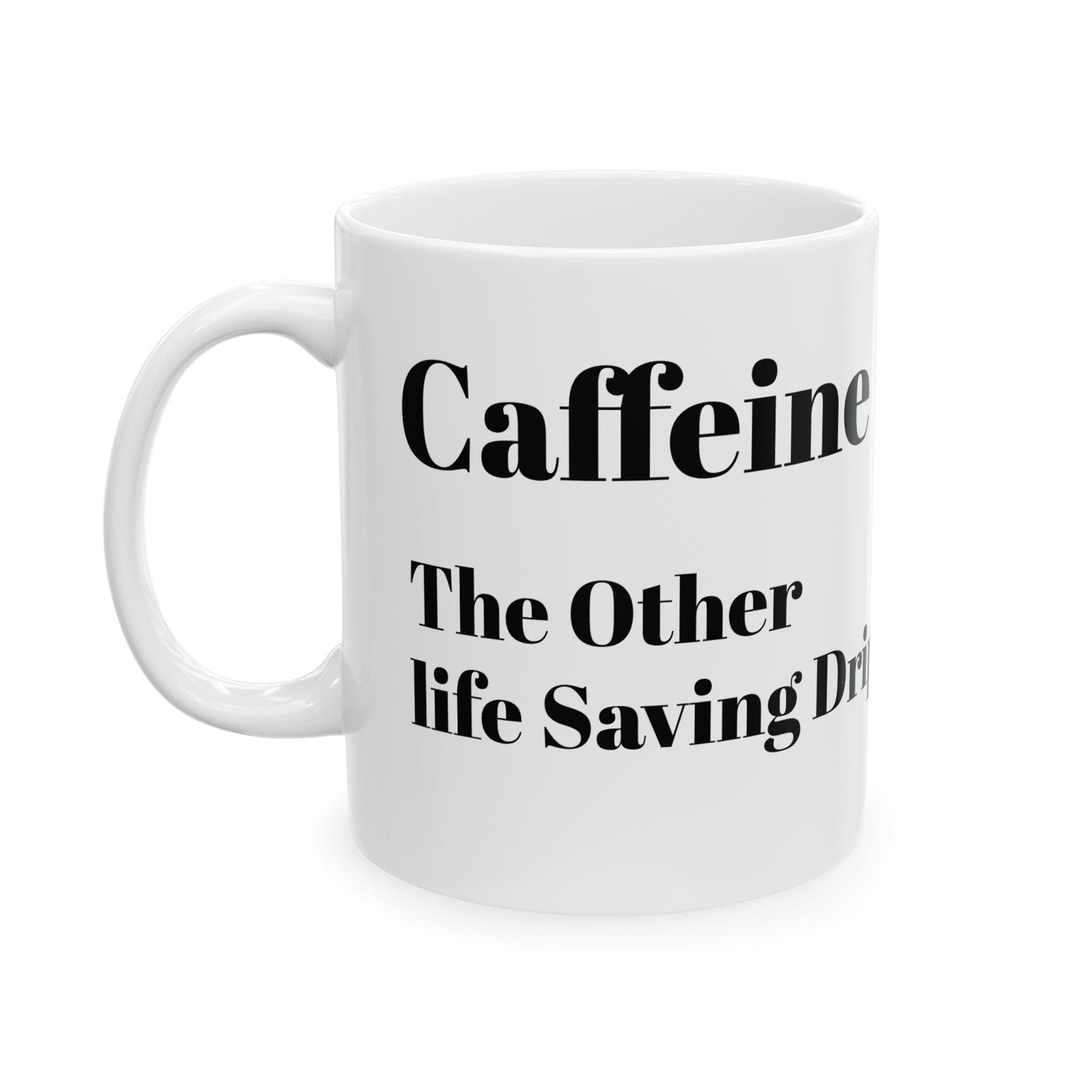 Caffeine IV Ceramic Mug, 11oz,